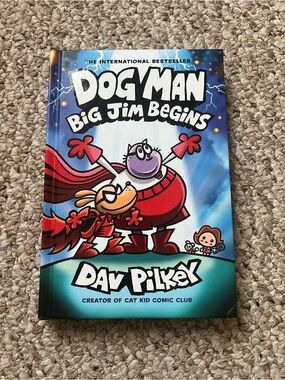 Dog Man Big Jim Begins Hardcover Dav Pilkey  Children’s Graphic Novel